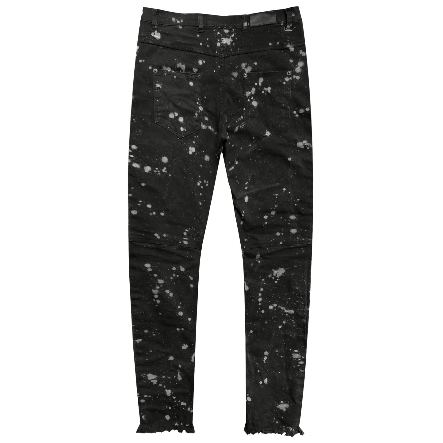 Jean à Bande Splatter : Noir