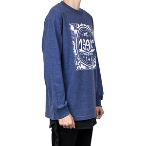 T-shirt L/S Champions des années 90 : Heather Denim
