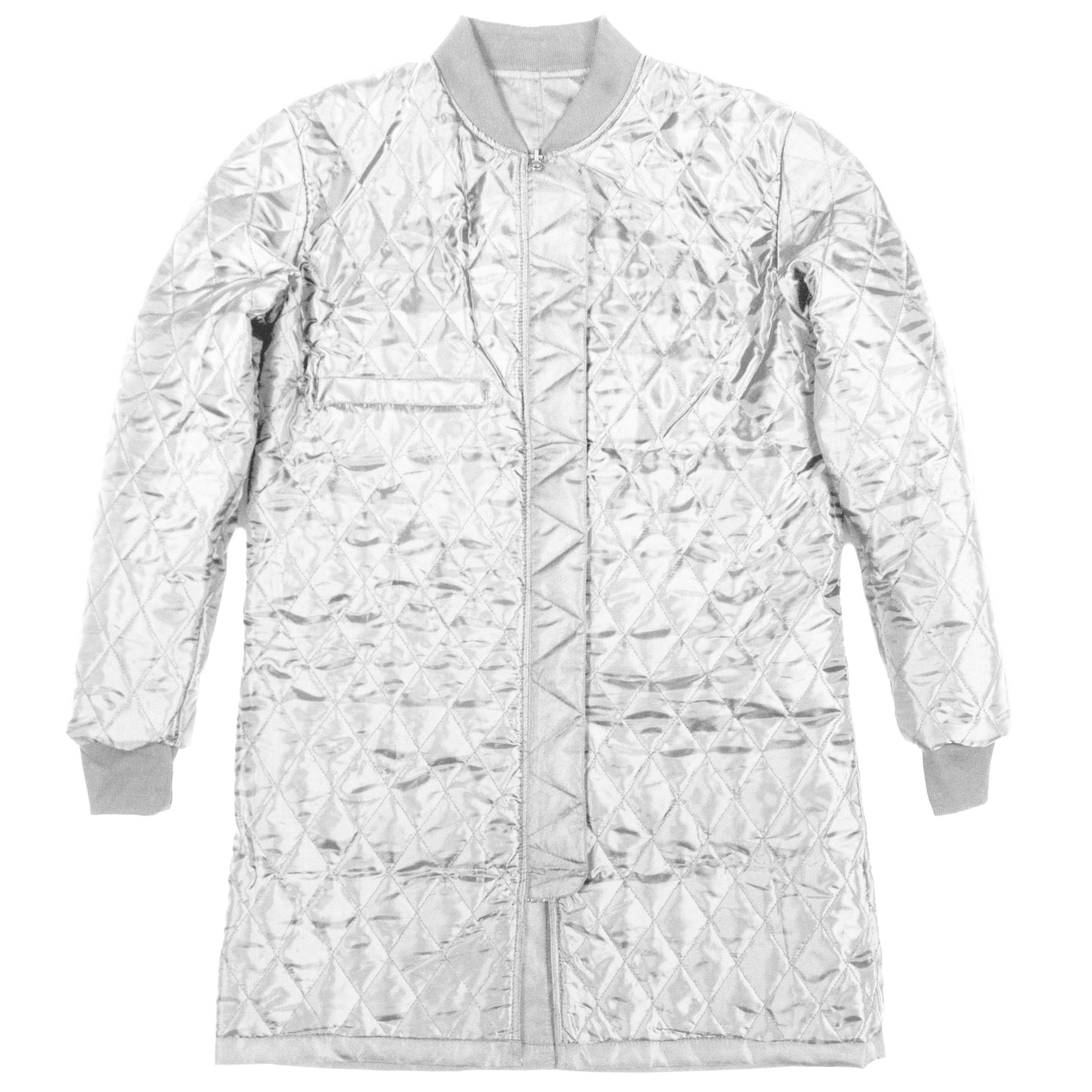 Reversible Bomber Coat : White