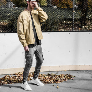 Veste Biker En Jean 2.0 : Tan