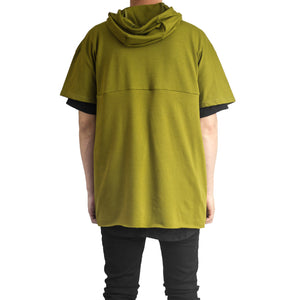 Separated Hoody : Burnt Olive