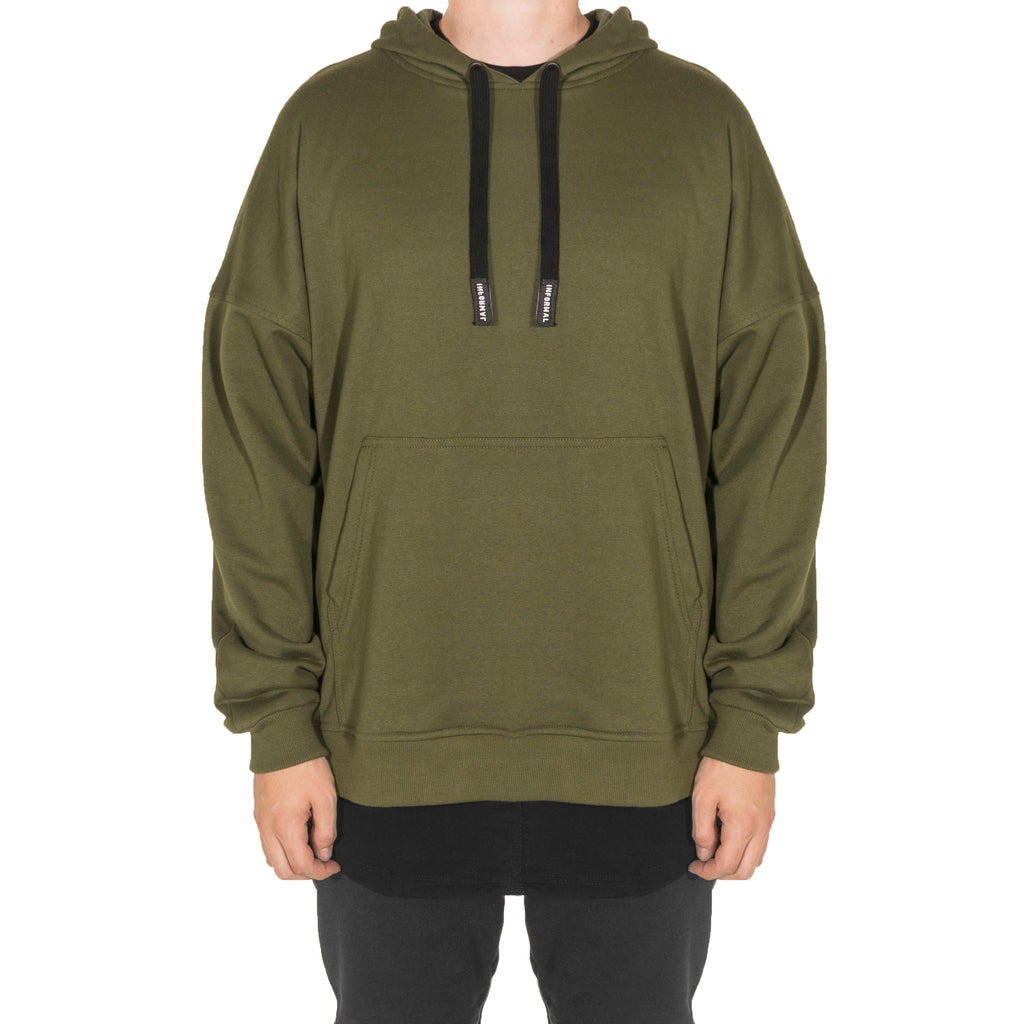 Sudadera con capucha Escape: Oliva