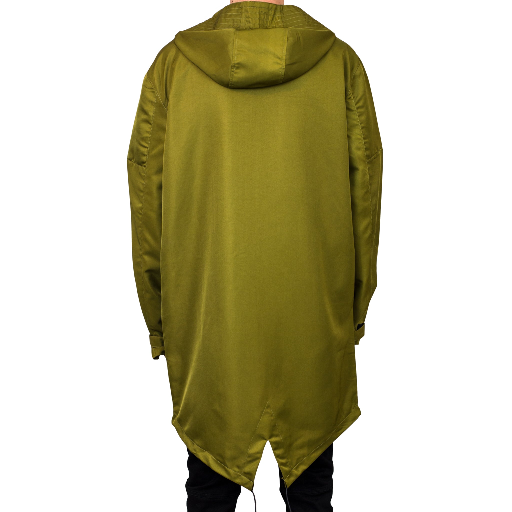 Chaqueta de cola de pez: oliva quemada