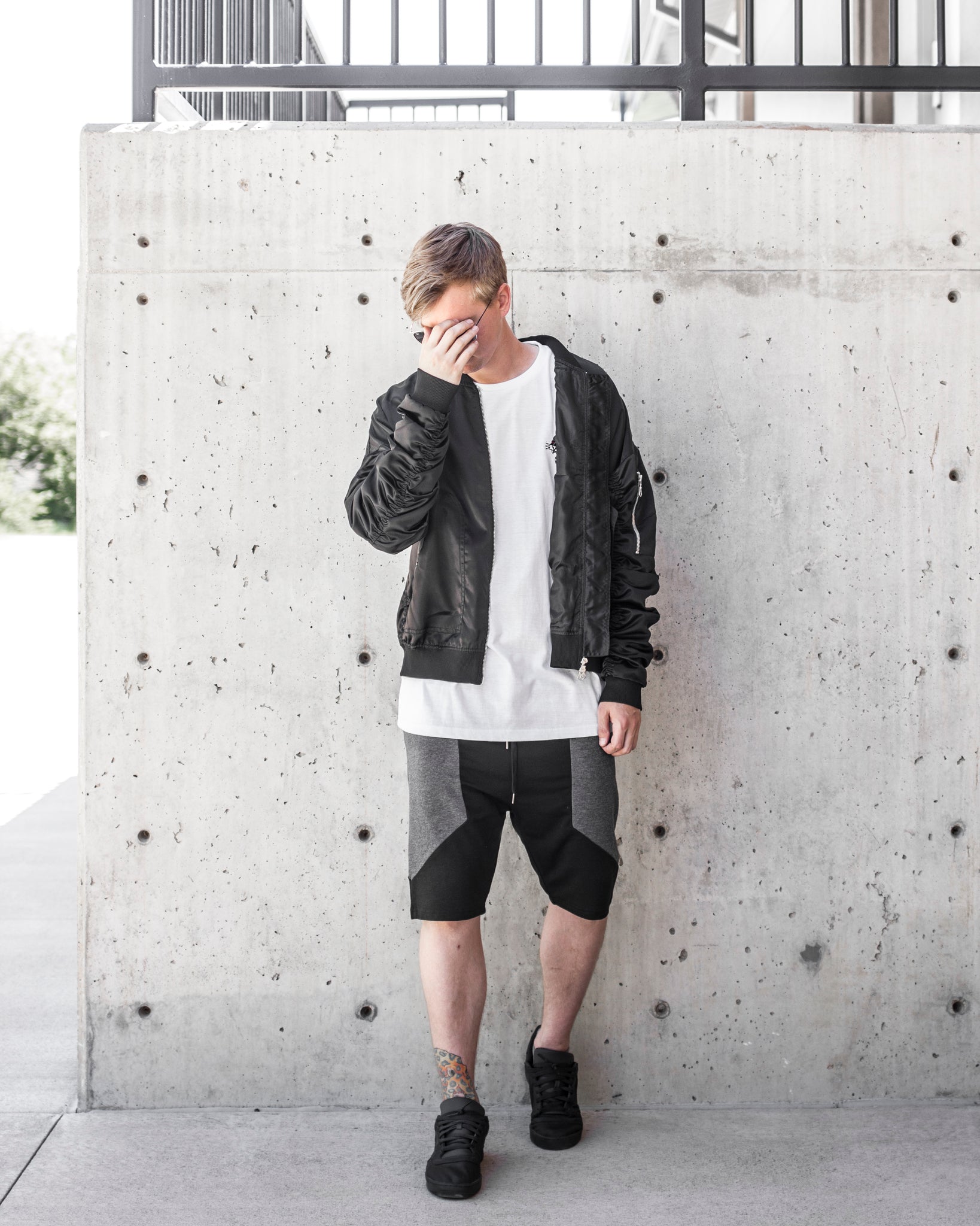 Blouson Bomber IA-1 : Satin Noir