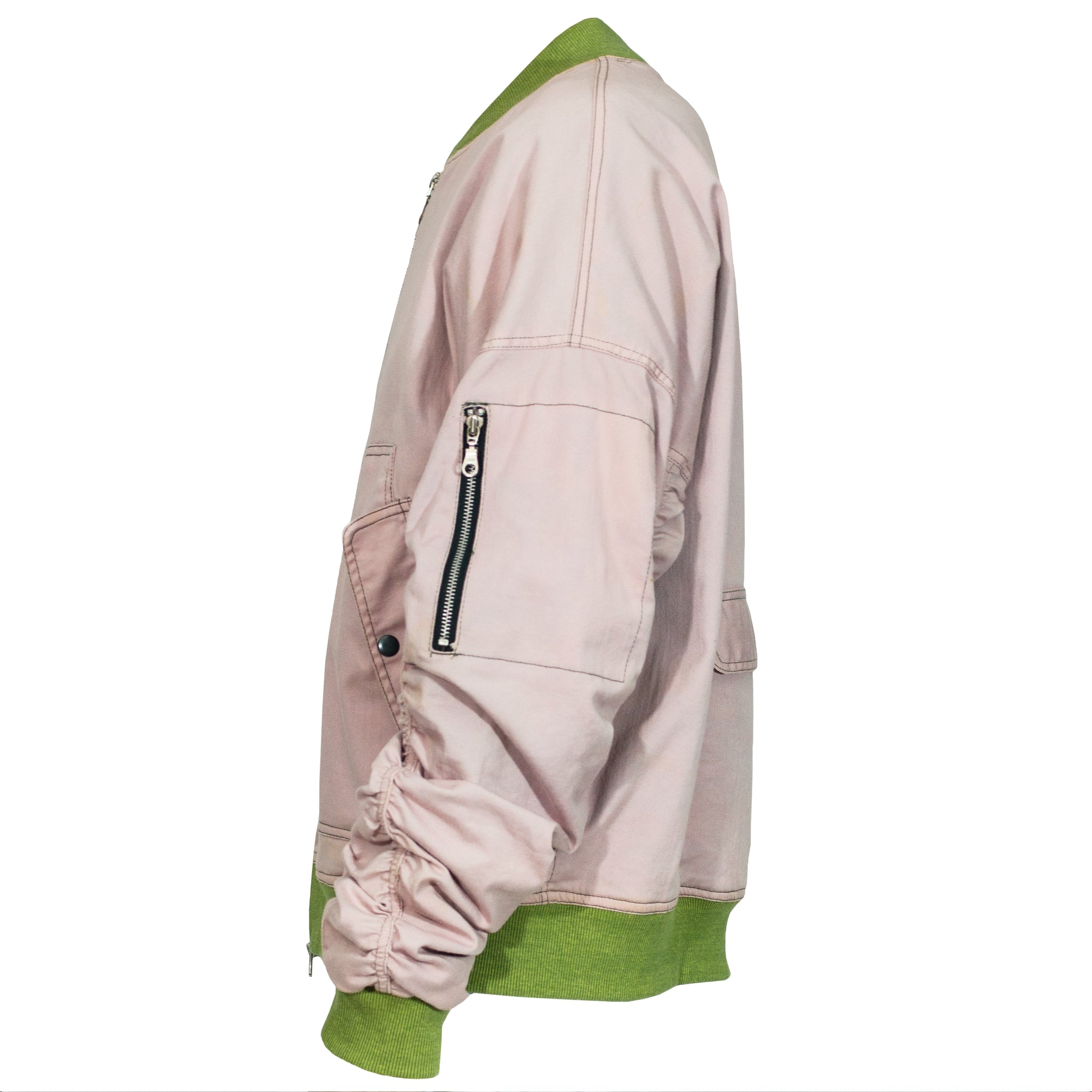 Chaqueta bomber IA-1: Denim rosa