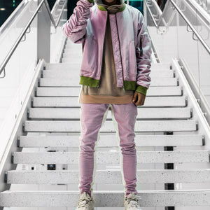 IA-1 Bomber Jacket : Light Ochra Denim