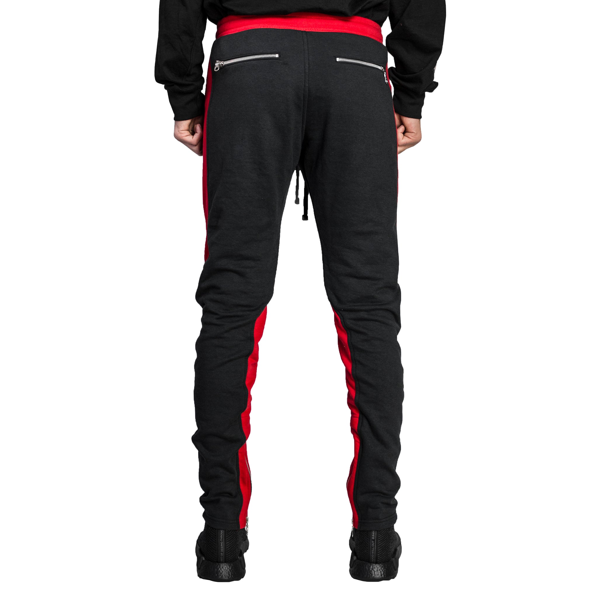 Pantalon de survêtement zippé à la cheville YNM : Bred