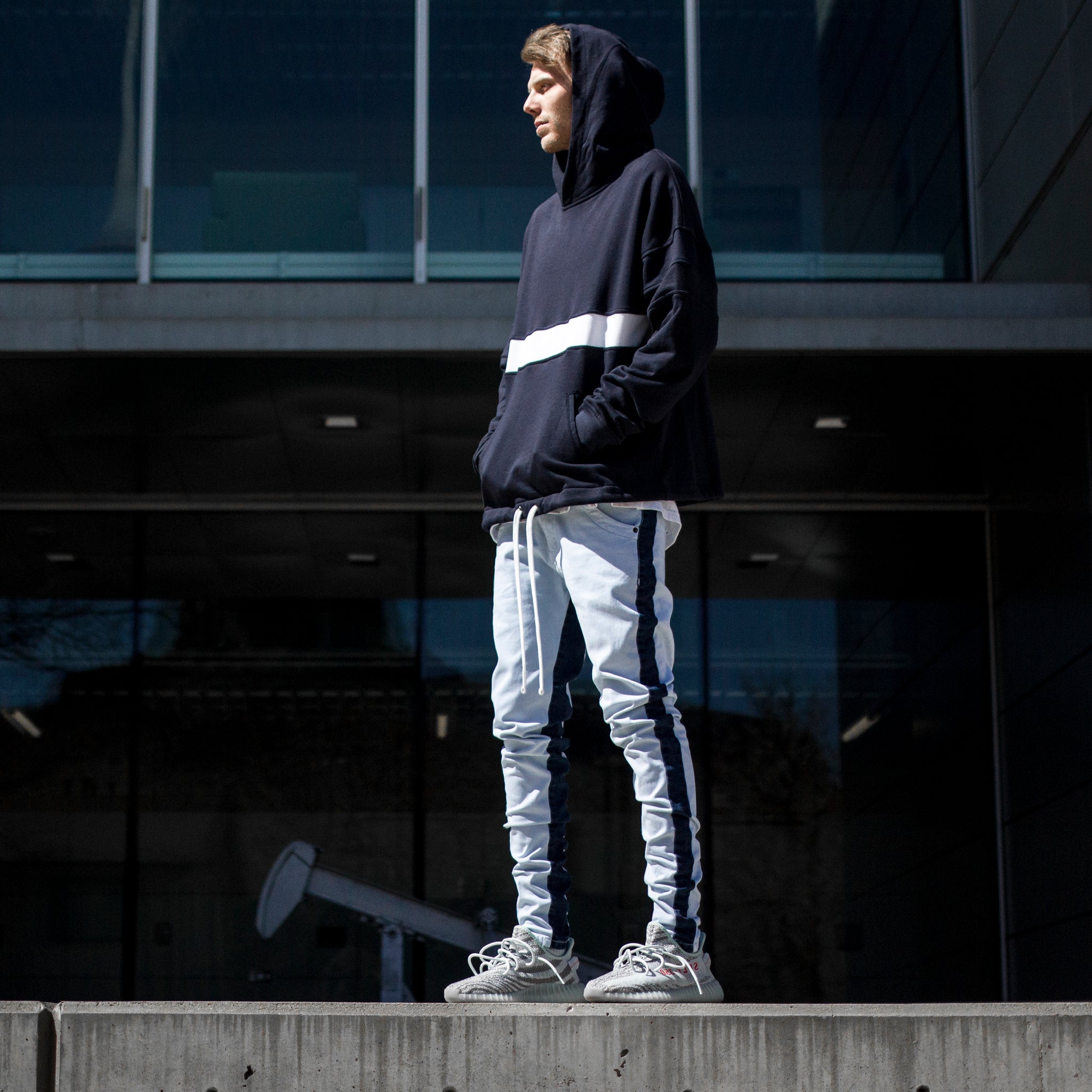 Inversion Hoody : Navy/White