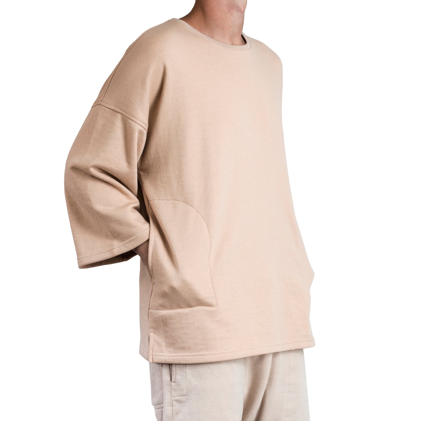 Crew SS Oversize : Sable