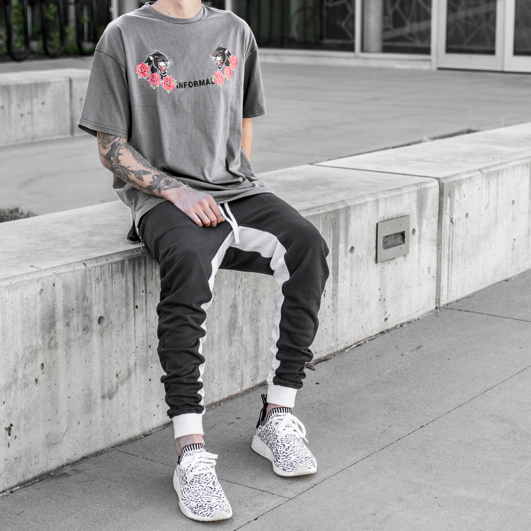 Camiseta Pantera: Gris