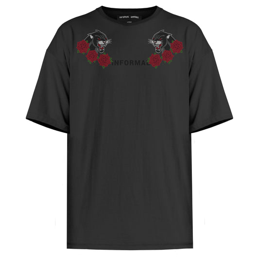 T-shirt Panthère : Noir