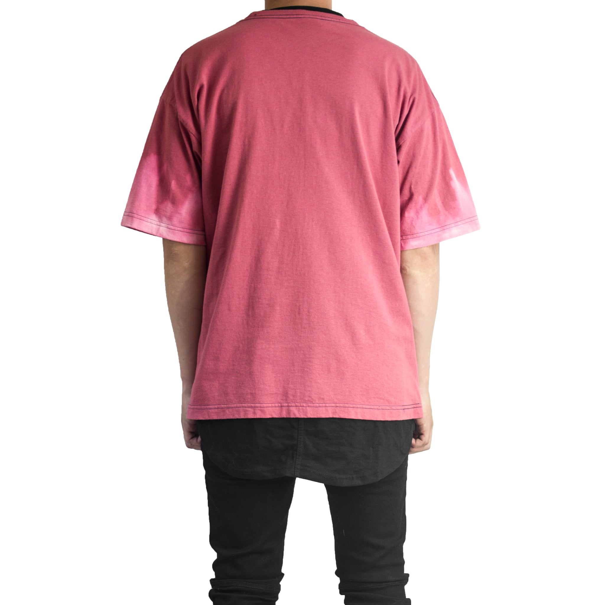 Camiseta con guión: rosa blanqueado