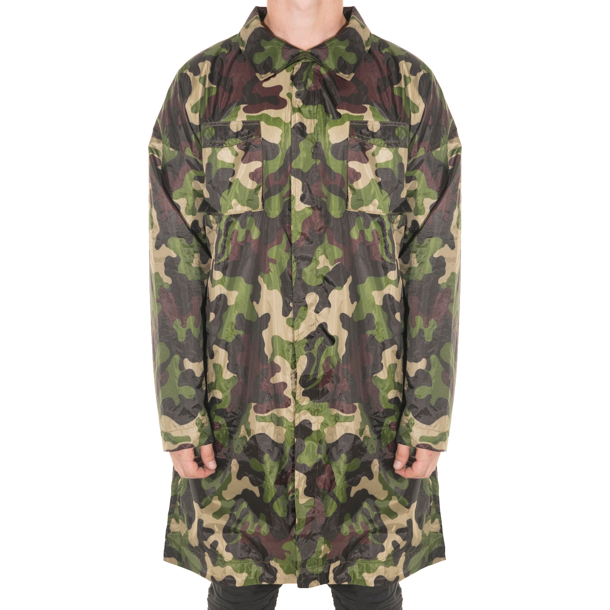 Gabardina impermeable: camuflaje