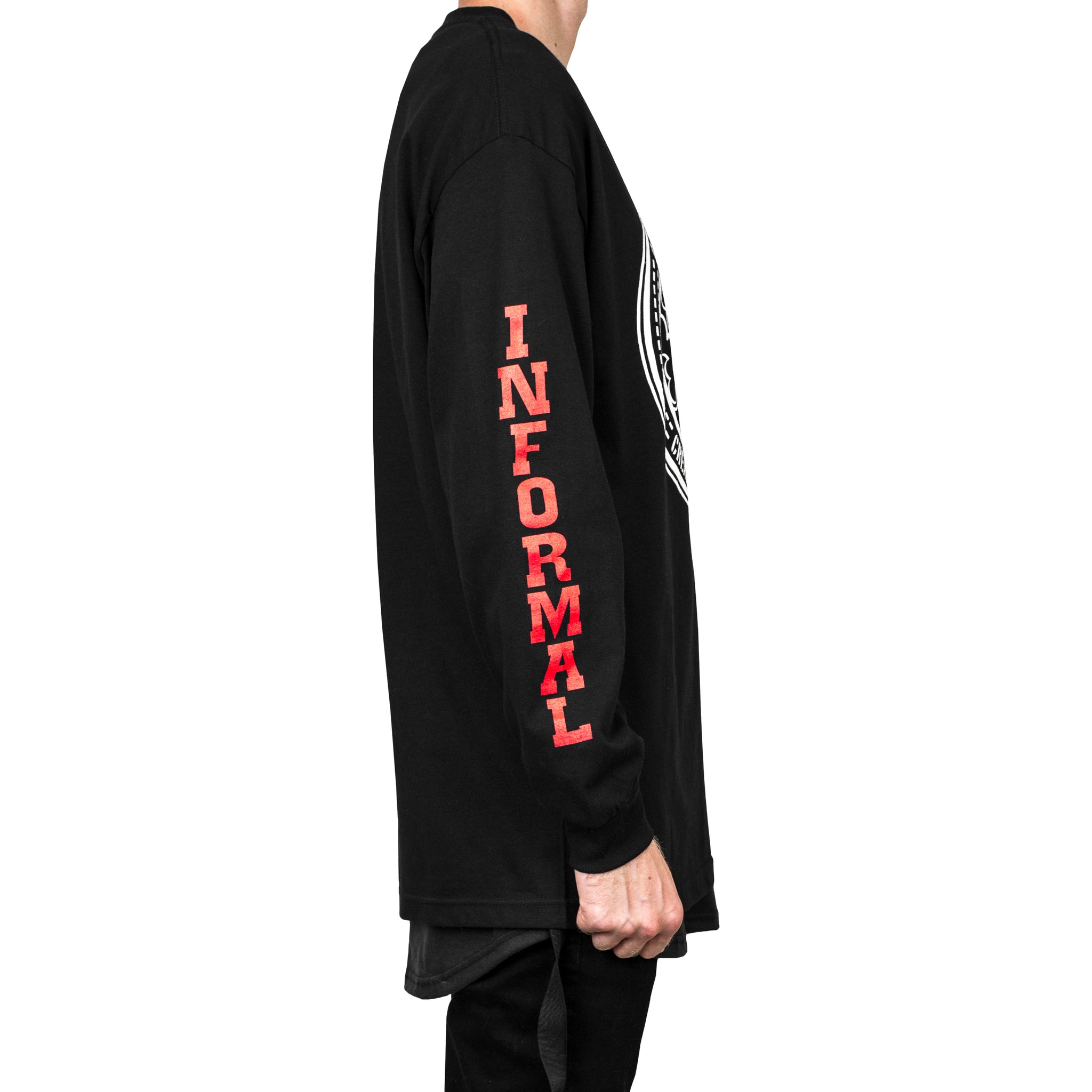 Negative Camo L/S Tee : Black
